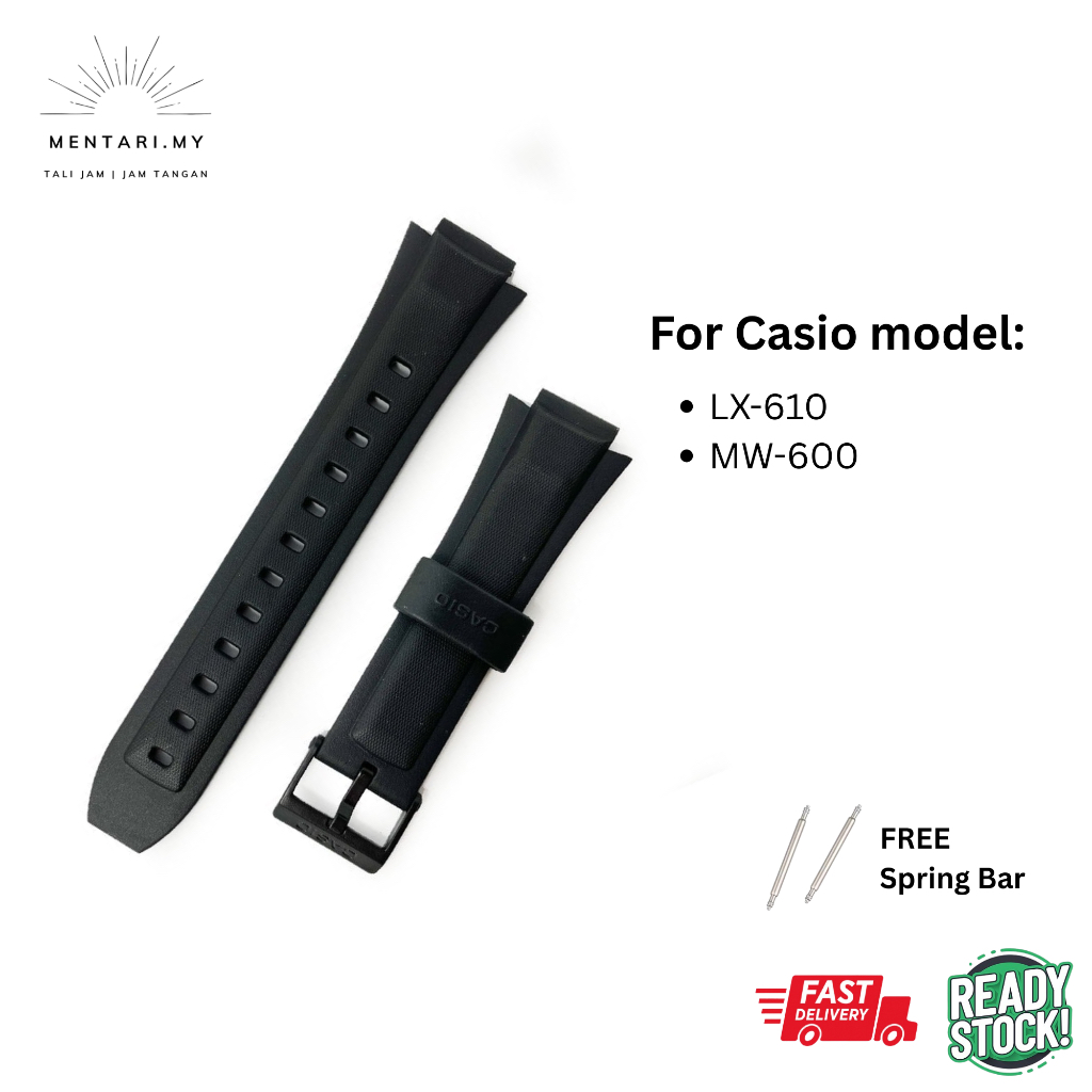 สายนาฬิกาเหมาะสําหรับ Casio MW-600 ขนาด 15mm