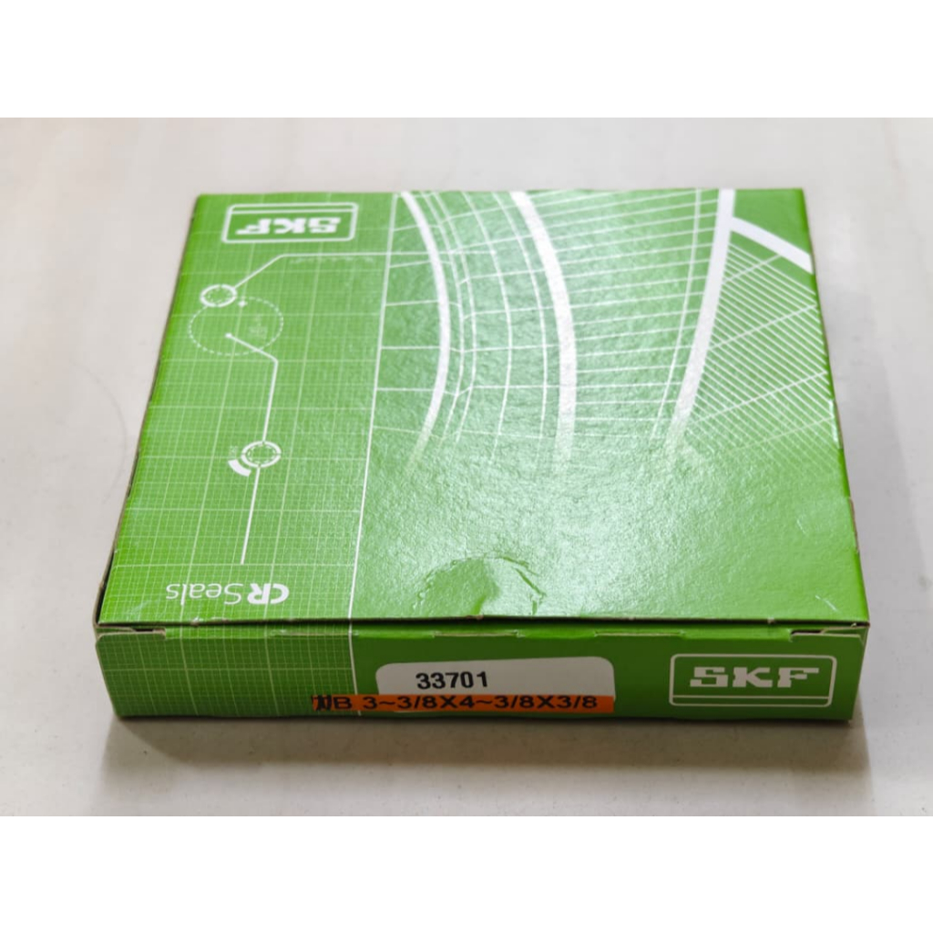 CR SKF 33701 3.375X4.376X0.375 CRWA1 NBR DOUBLE LIP WITH STEEL