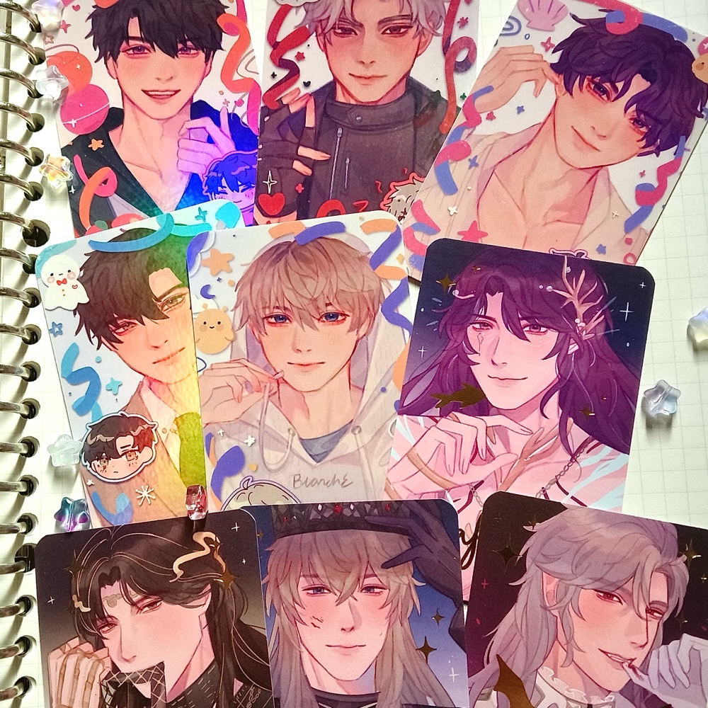 ✰ Love & Deepspace Photocard Xavier Rafayel Zayne Caleb Sylus 🌌 ✰