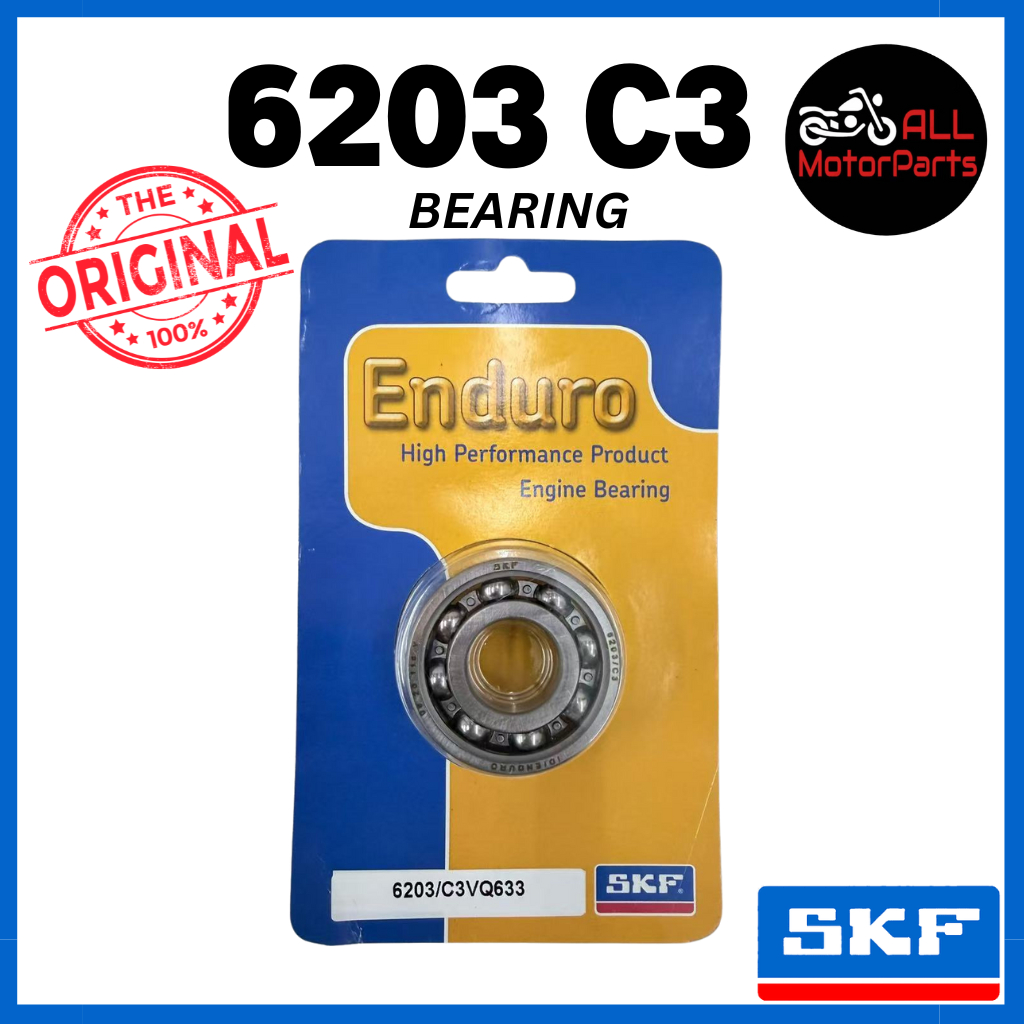 6203 C3 VQ633 แบริ่ง SKF ENDURO