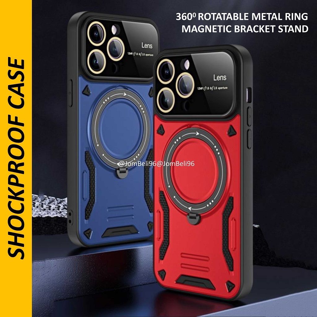 REALME C75 C75X 14X ขาตั้งแบบหมุนได้แหวนแม่เหล็กเคสกันกระแทกปลอกปกแข็ง