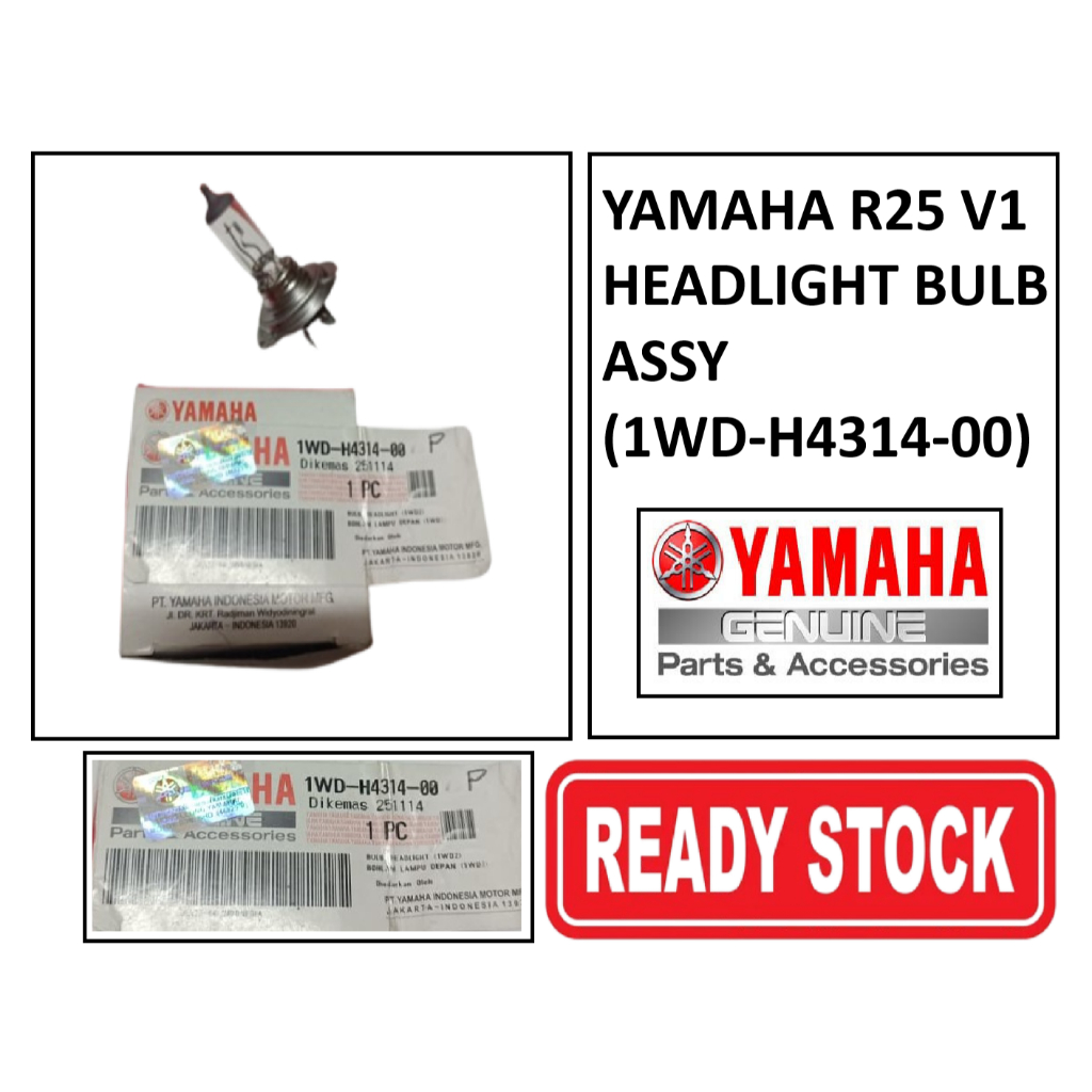 YAMAHA R25 V1 HEADLIGHT BULB ASSY (1WD-H4314-00)