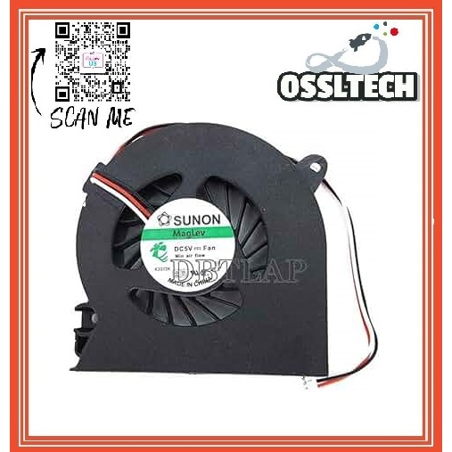 สําหรับพัดลม HP Compaq 610 615 CQ610 CQ615 พัดลมระบายความร้อน CPU แล็ปท็อป