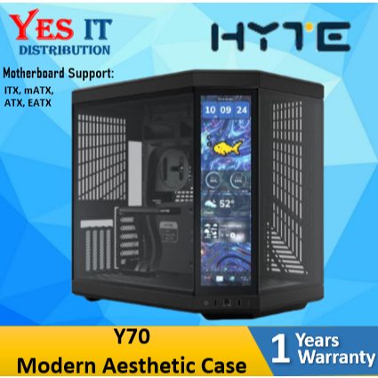 HYTE Y70 Touch Infinite Dual Chamber EATX Casing