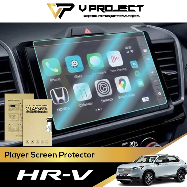Honda HR-V HRV 2022-2025 หัวหน้าจอคอนโซลกลางเครื่องเล่นมัลติมีเดีย Infotainment Protector HRV / VEZE
