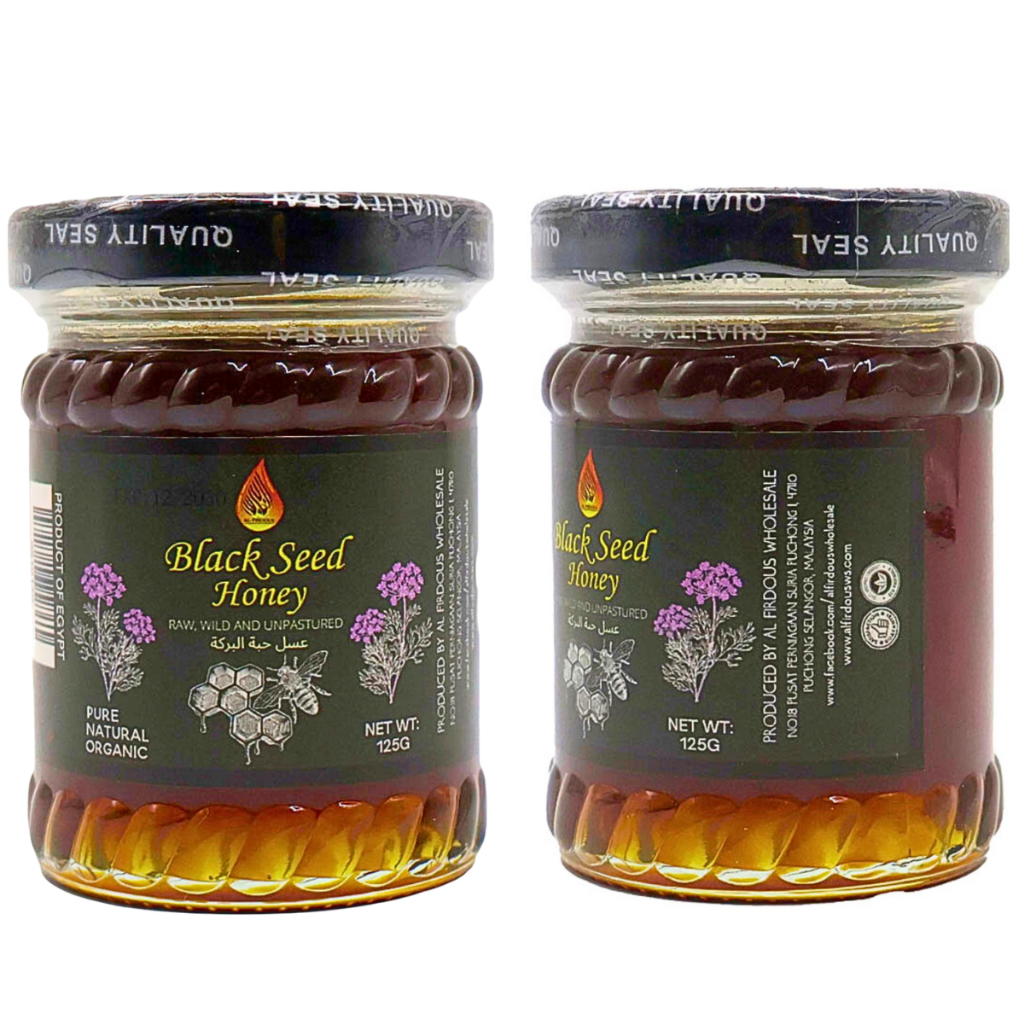 Honey Pure Natural Organic Alfirdous Black Seed Honey Organic 125G