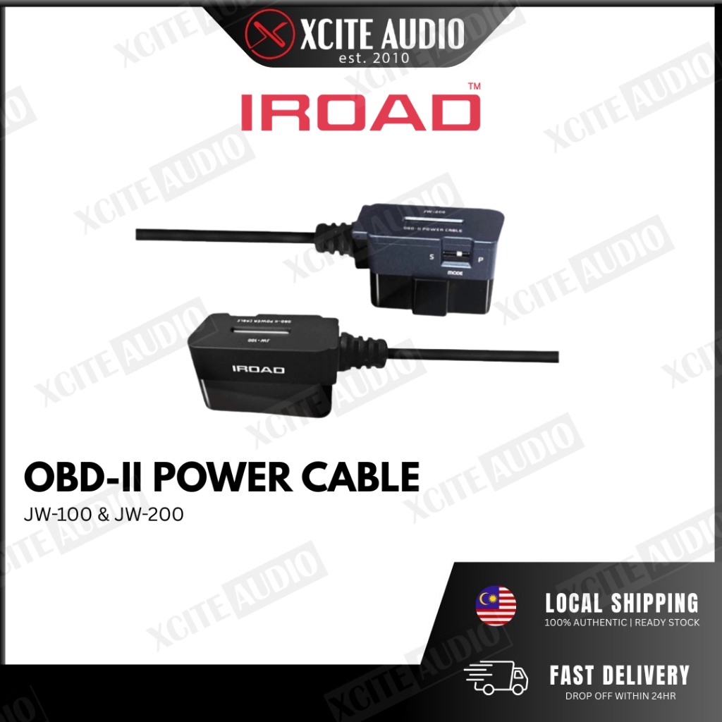 IROAD OBD สายไฟ JW-100/JW-200/IM-300