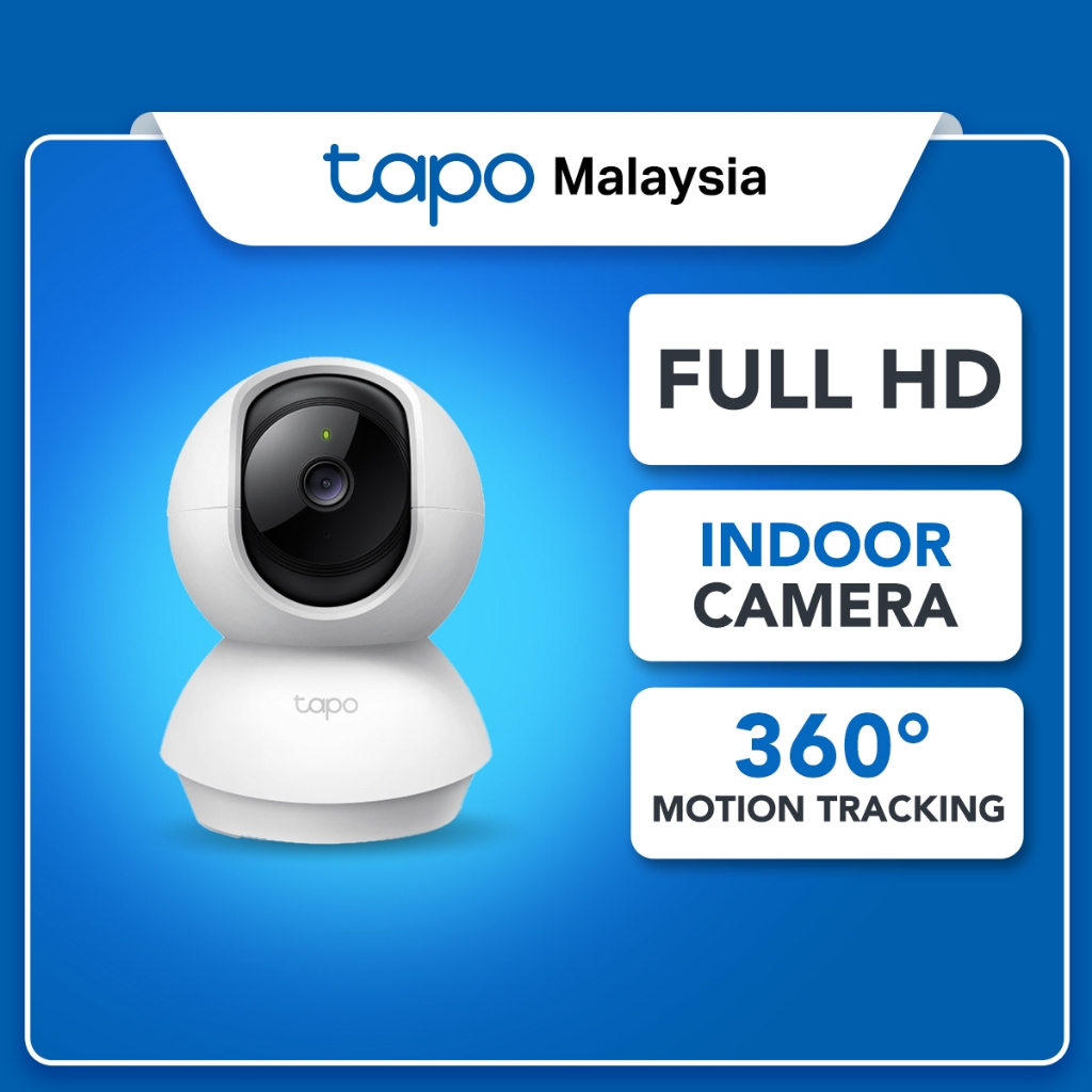 SIRIM TP-Link Tapo TC70 1080P Indoor Pan/Tilt WiFi CCTV Two Way Audio 360 องศา Night Vision