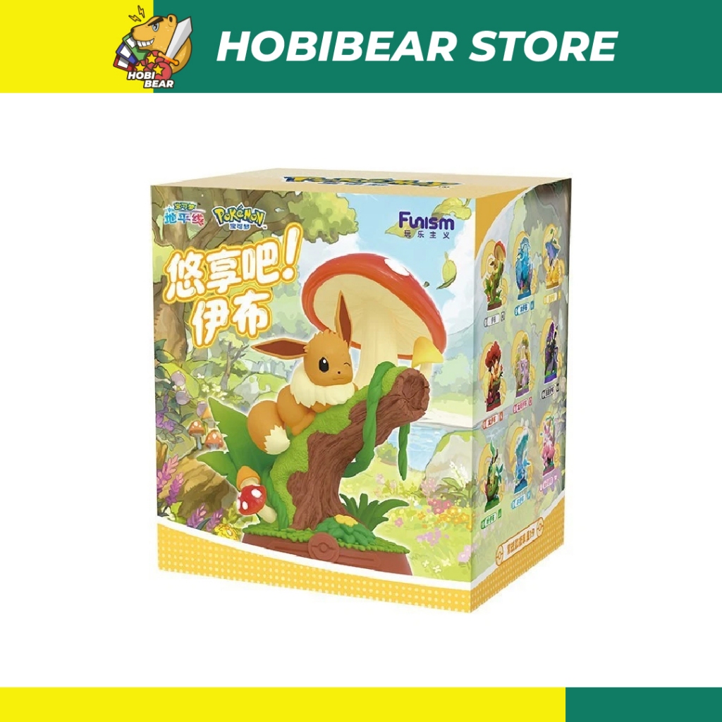 FUNISM Pokémon สนุก! Eevee Series Blind Box Pokémon Eevee Series Blind Box!กล่องปริศนาชุดอีวุย