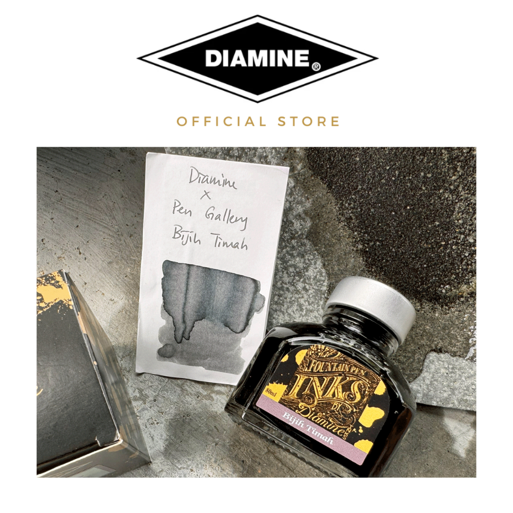 ปากกาหมึกซึม Diamine Bijih Timah หมึกขวด 80 มล