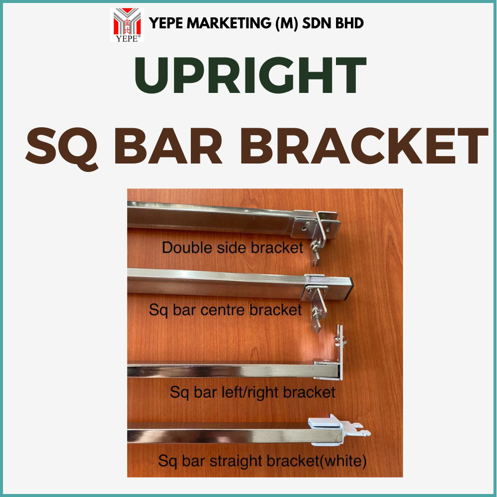 UPRIGHT SQ BAR BRACKET(CHROME)/DOUBLE SIDE BRACKET/SQ BAR CENTRE BRACKET&RIGHT BRACKET/SQ BAR STRAIG