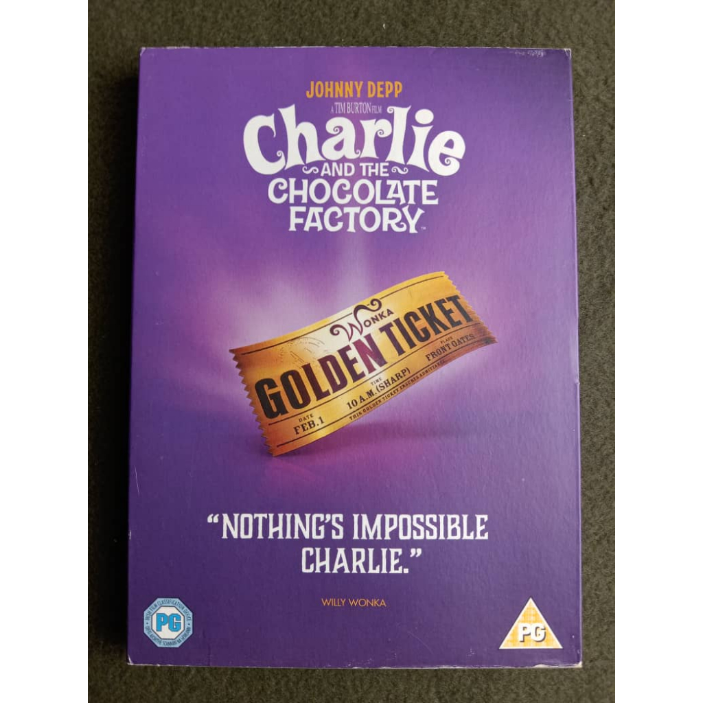 CHARLIE และ THE CHOCOLATE FACTORY DVD MOVIE