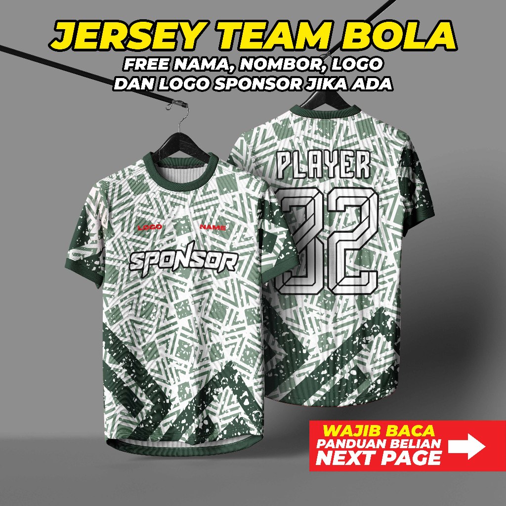 เจอร์ซีย์ทีม Bola ที่กําหนดเองฟรี Nama Nombor โลโก้ Penaja Baju Bola ทีมระเหิดการออกแบบ MY11-MY20