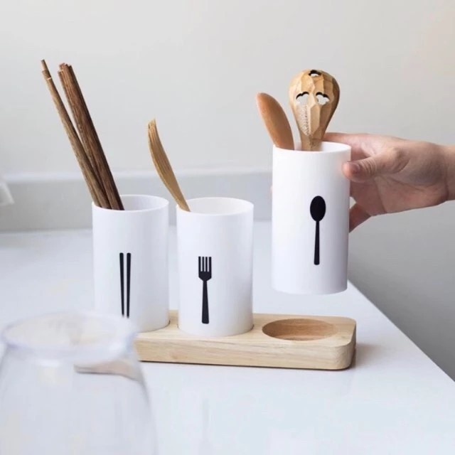 UTENSIL HOLDER CUTLERY SPOON HOLDER SPOON HOLDER BEKAS SUDU GARFU