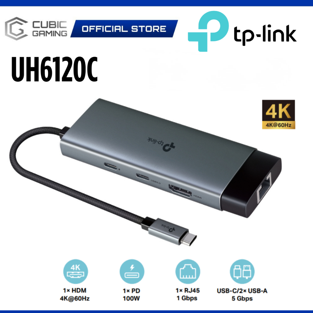 TP-LINK UH6120C 6-PORT / UH7020C 7 IN 1 / UH9120C 9-PORT / UH3020C 3 IN 1 / UH5020C 5 IN 1 USB-C HUB