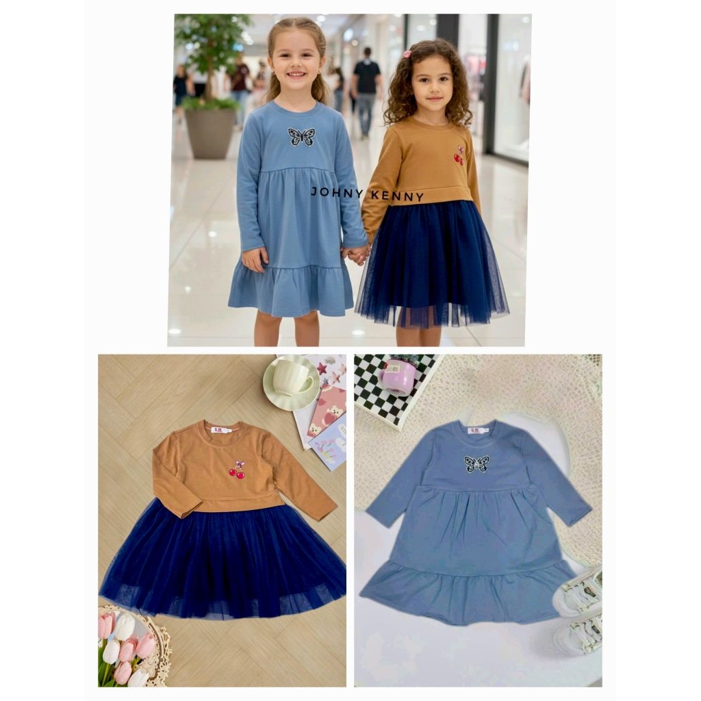 [1Y-6Y] NEW DRESS GIRLS TUTU & MANIK BLING