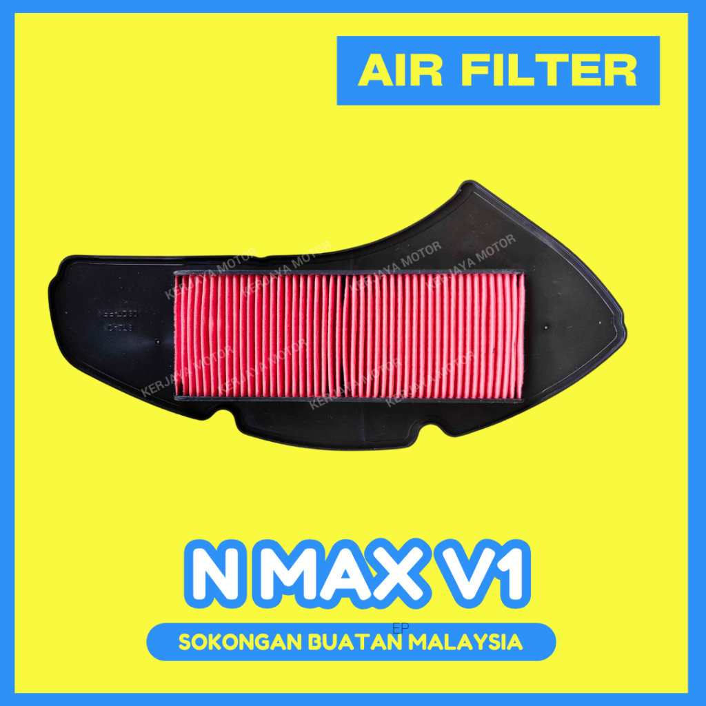 เครื่องกรองอากาศ N MAX V1 - N MAX V1 ELEMENT KOTAK ANGIN PENAPIS UDARA SARINGAN AIR CLEANER