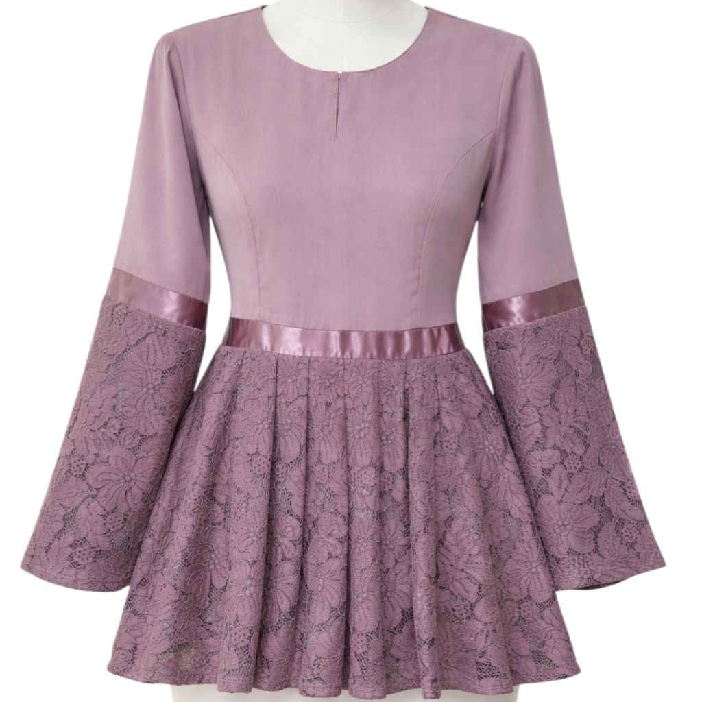 Preloved Kurung Peplum Lace - Ashura