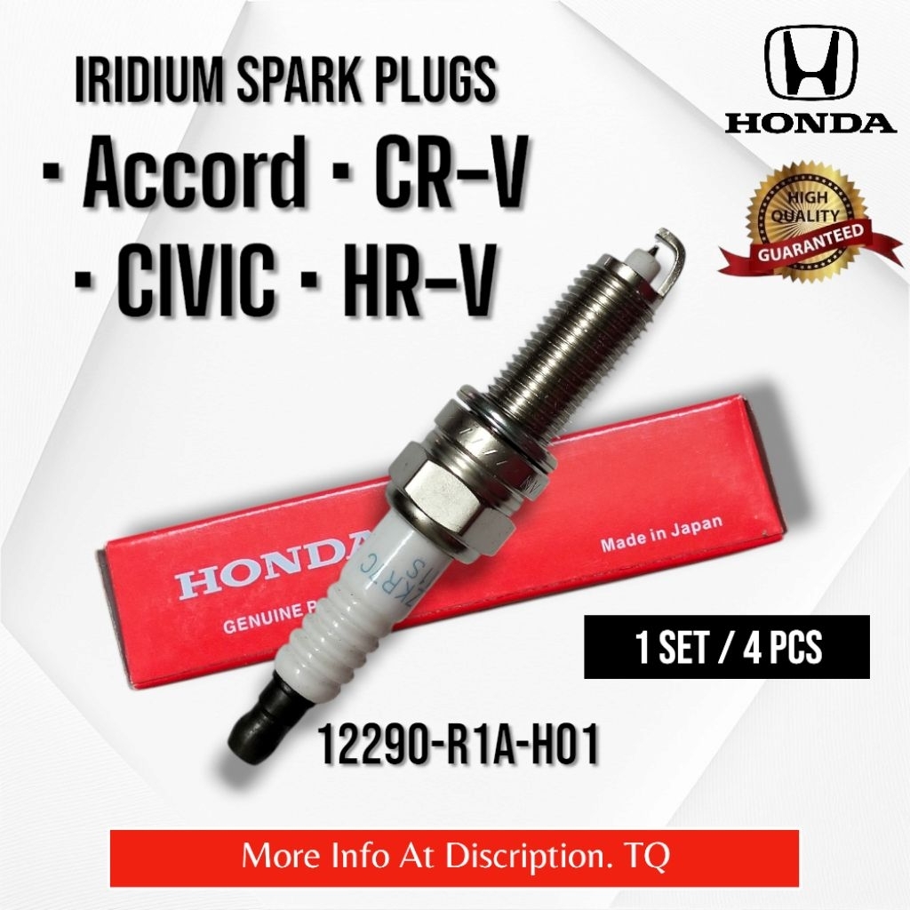 หัวเทียนฮอนด้า IRIDIUM silzkr7c11s 12290-r1a-h01 hrv 1.8/civic ชา 1.8 tro 1.8 2.0/accord t2a 2.0/crv
