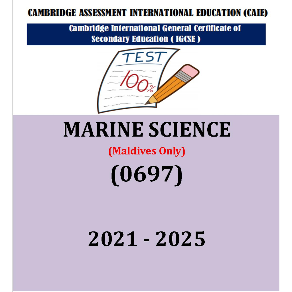 Cambridge Igcse Past Year Papers วิทยาศาสตร์ทางทะเล (เฉพาะตํานาน) 0697 P1,2,3