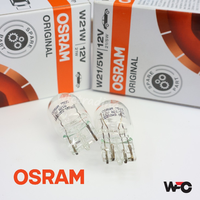 Osram ไต้หวัน 12V T20 W21/5W 1891 ไฟเบรค(1 ชิ้น)