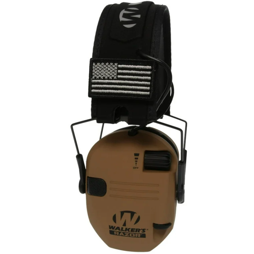 Walkers Razor Slim Ultra Low Electronic Shooting & Hunting Earmuffs ปรับป้องกันการได้ยิน