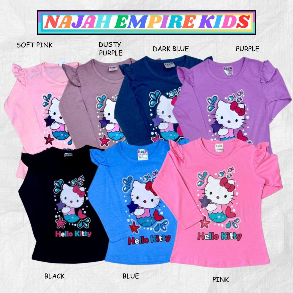 เสื้อยืด Hello Kitty 01 (2 Years - 16 Years)100% Cotton ดีไซน์น่ารัก