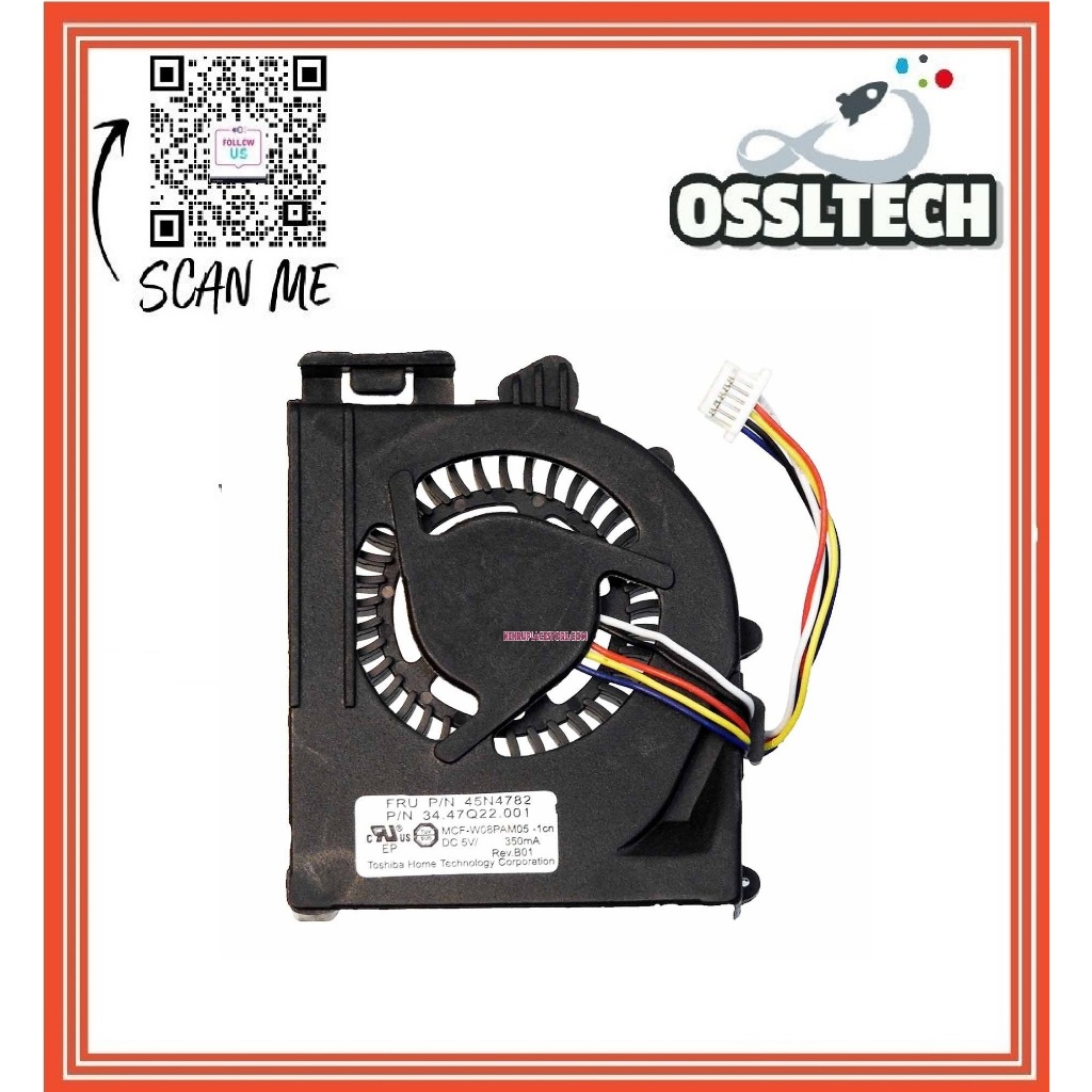 พัดลมระบายความร้อนสีเงิน LENOVO ThinkPad E420 E425 E520 E525 3Y26N7R E430 E435 e530 E535