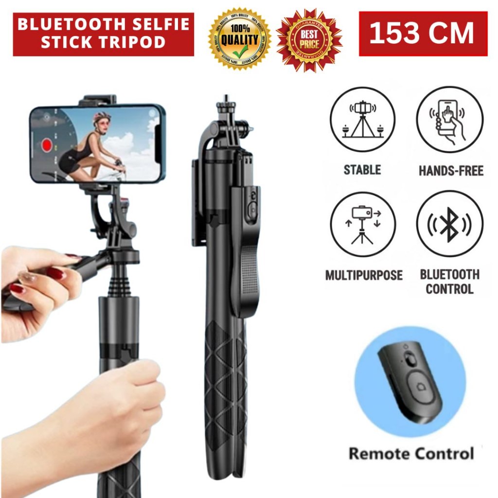 PREMIUM L16 BLUETOOTH SELFIE STICK TRIPOD
