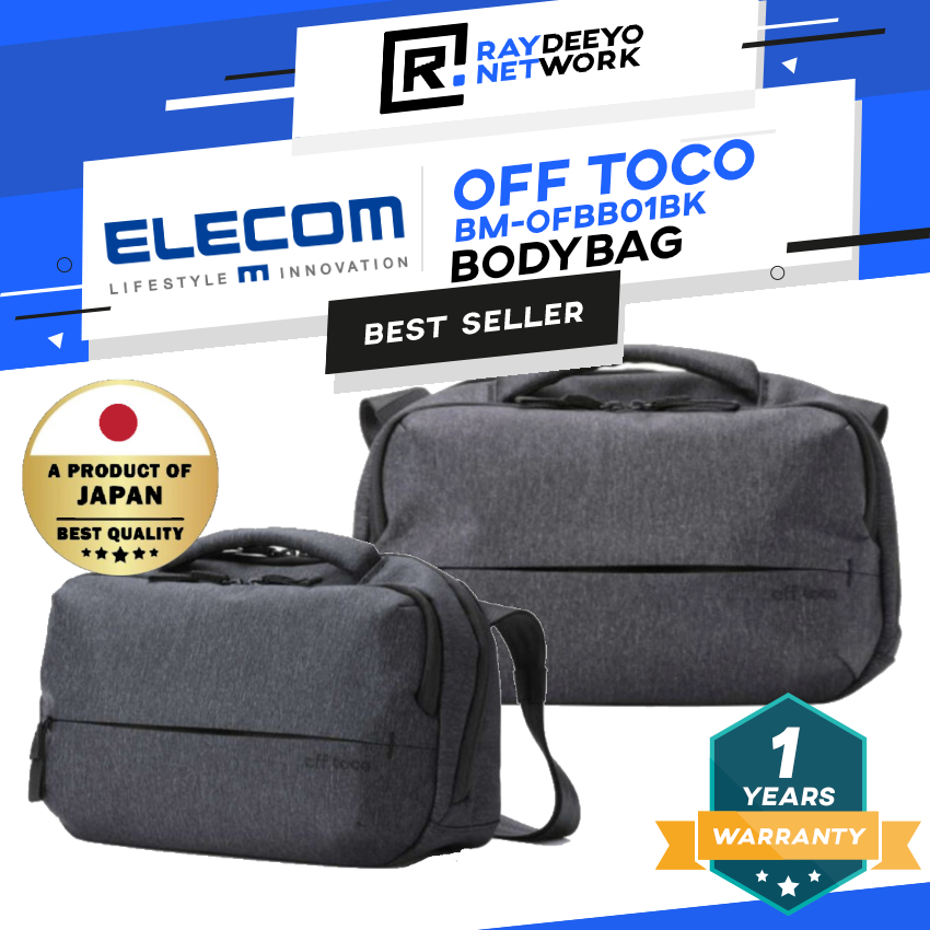 Elecom OFF TOCO Waterproof Body Bag [Nintendo Switch OLED & Gadgets ป้องกัน RFID กันขโมย]