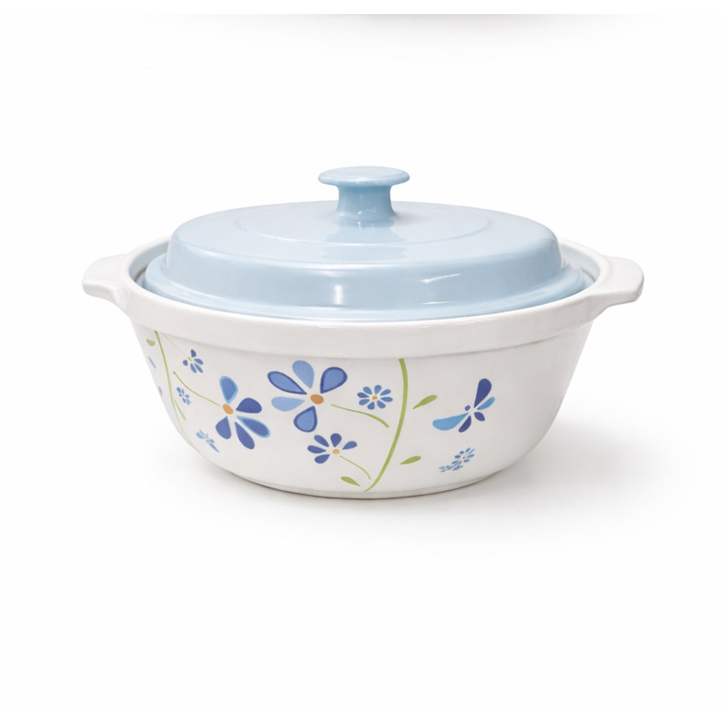 CLAYTAN ROUND CASSEROLE WITH LID 4L (30CM)