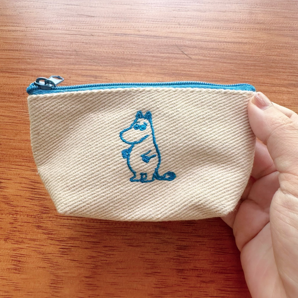 ญี่ปุ่น 🇯🇵 Moomin Character Tove Jansson SMALL zipper coin wallet Pouch Organizer