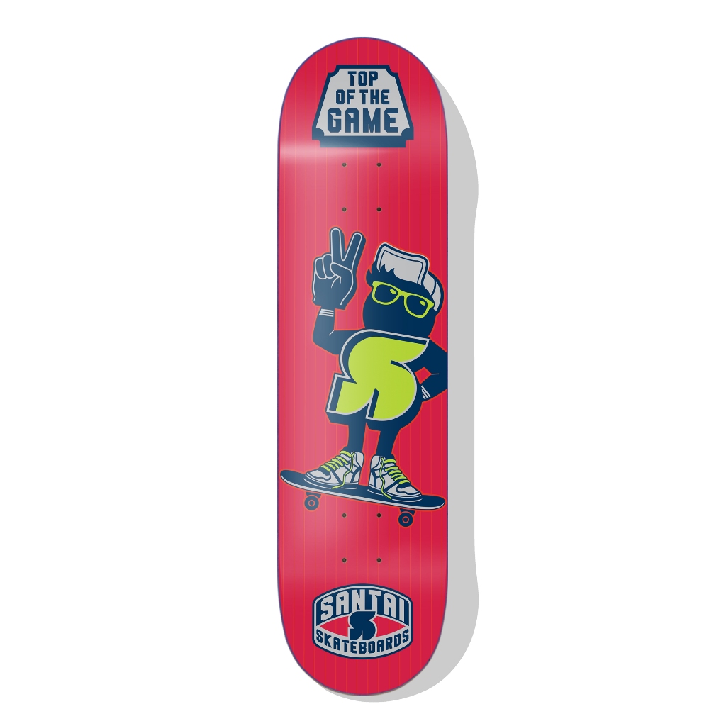 [KIDS SIZE] เด็คสเก็ตบอร์ด Santai "GAME ON" - สเปค Canadian Maple Pro 100% (7.25" / 7.5")