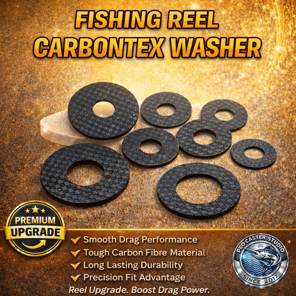 คุณภาพสูงตกปลา REEL CARBONTEX DRAG WASHER FULL CARBON MESIN PANCING คาร์บอน DRAG WASHER Daiwa Shimano