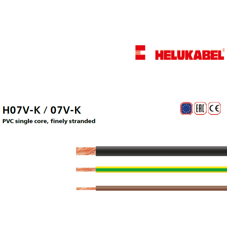สาย PVC แกนเดี่ยว H07V-K