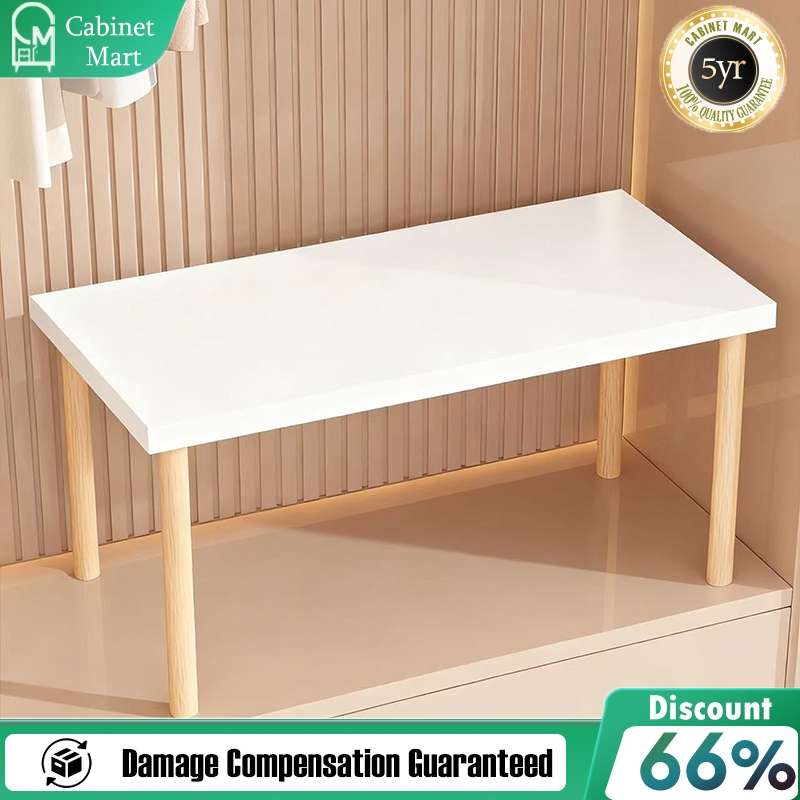 ตู้เสื้อผ้า Organizer ตู้ Divider Rack ตู้เสื้อผ้า Layered Storage Rack Layered Partition Storage Or