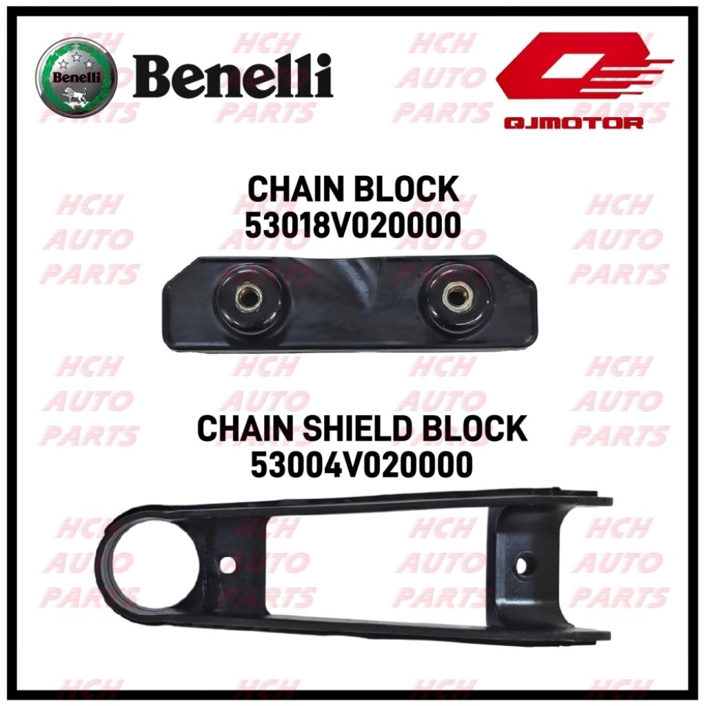 CHAIN SHIELD BLOCK & CHAIN BLOCK - BENELLI - TNT 135i - 53004V020000/ 53018V020000