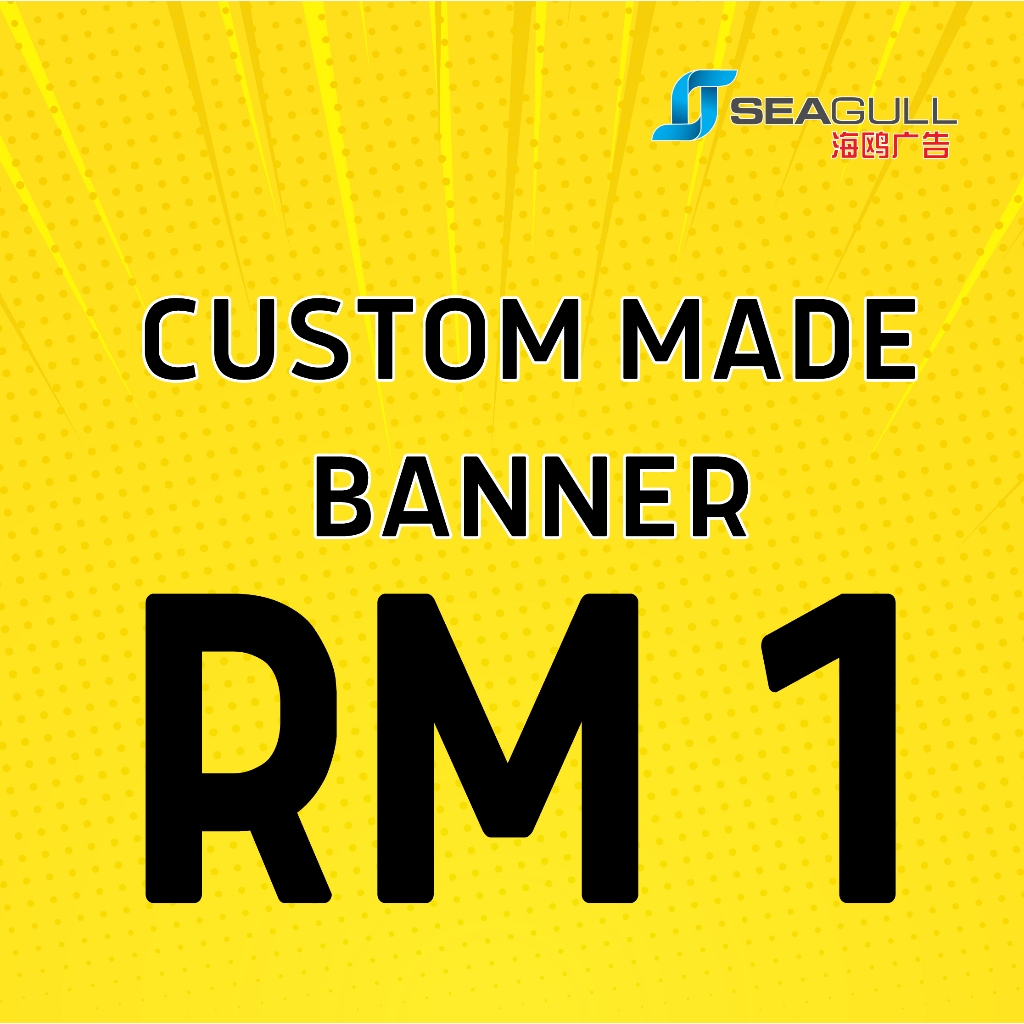 แบนเนอร์สั่งทําพิเศษ Reka Bentuk Sendi แบนเนอร์ที่กําหนดเองปรับแต่งแบนเนอร์สั่งทําพิเศษ