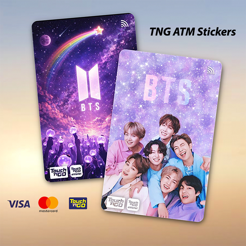 BTS TNG - สัมผัส N GO สติ๊กเกอร์ SPIDERMAN CARD / ปกสติ๊กเกอร์ ATM, การ์ด TNG, การ์ด ATM