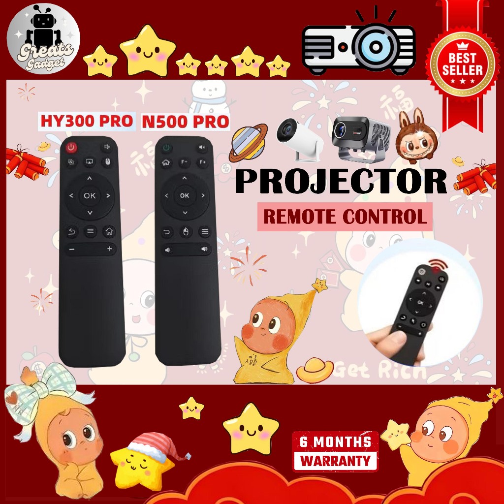 รีโมทคอนโทรล ORIGNAL NEXGEN N500 PRO / HY300 PRO _รีโมทคอนโทรล PROJECTOR