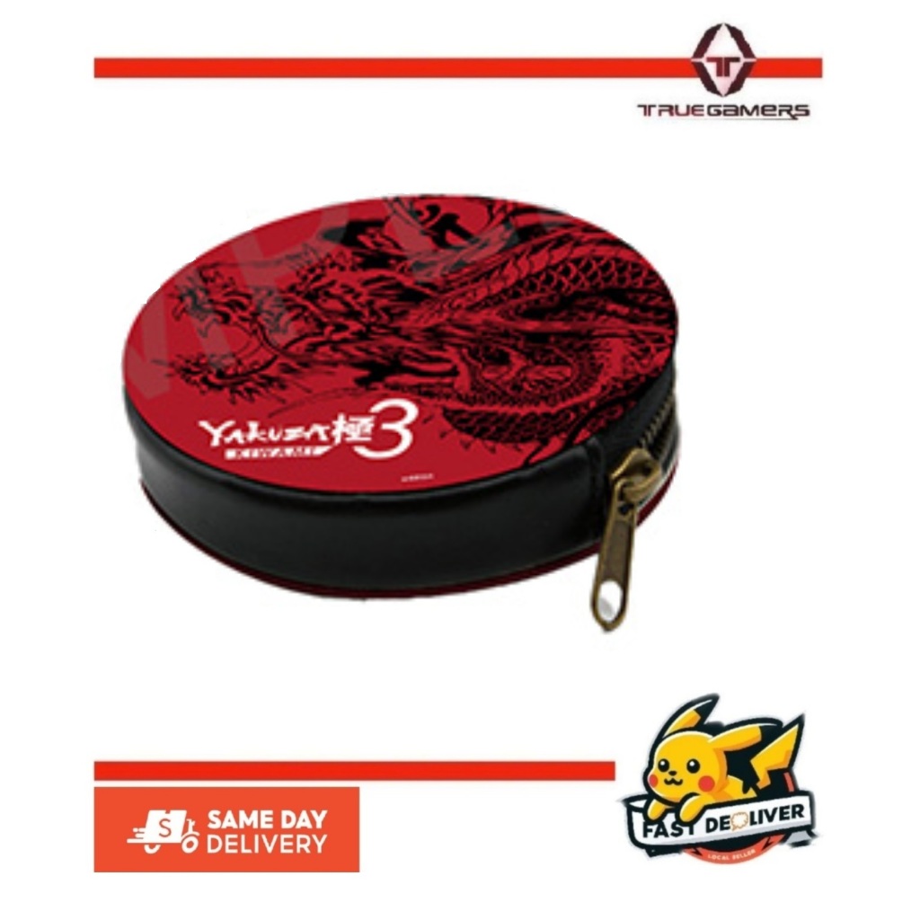 ได้รับอนุญาตอย่างเป็นทางการ Sega Yakuza Kiwami 3 / Yakuza 3 Gaiden: Dark Ties Bonus Round Storage Po