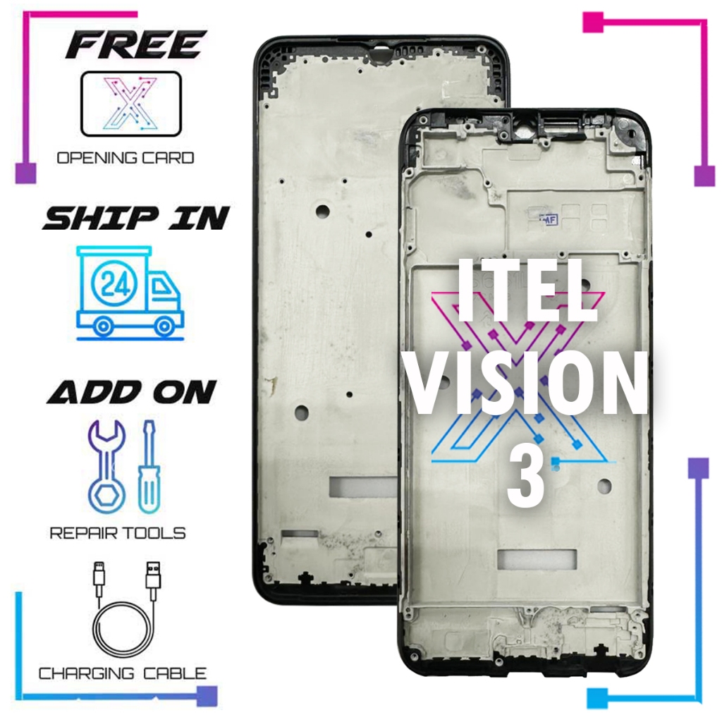 กรอบ LCD สําหรับ ITEL VISION 3 S661L - คุณภาพตัวถังหน้า