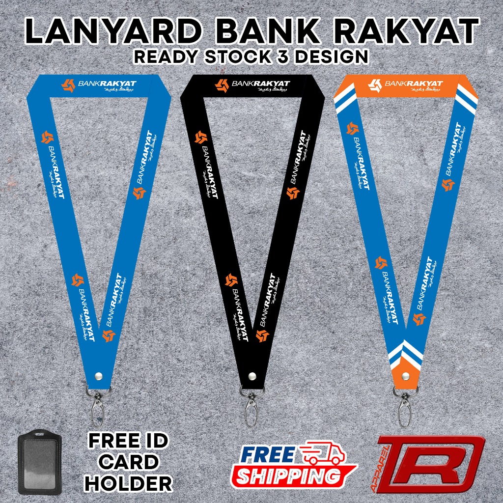 LANYARD BANK RAKYAT 3 DESIGN
