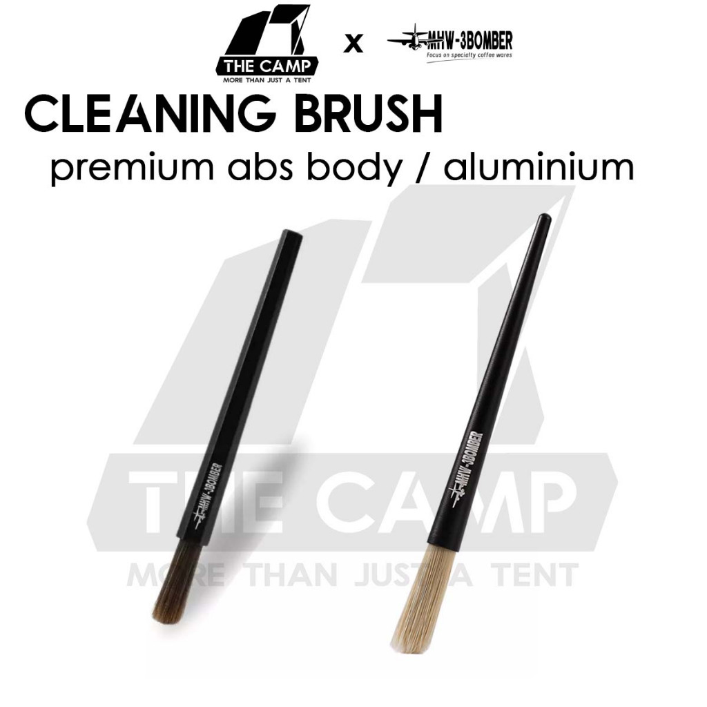 MHW-3BOMBER แปรงทําความสะอาดเครื่องบดกาแฟเครื่องมือทําความสะอาดแปรงเอสเปรสโซอลูมิเนียม/ABS