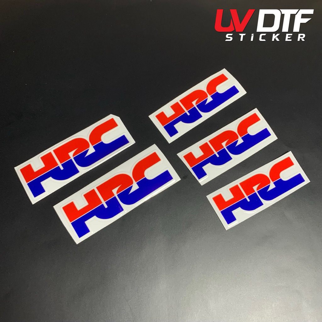 สติ๊กเกอร์ HRC Honda Racing UV Dtf Decal