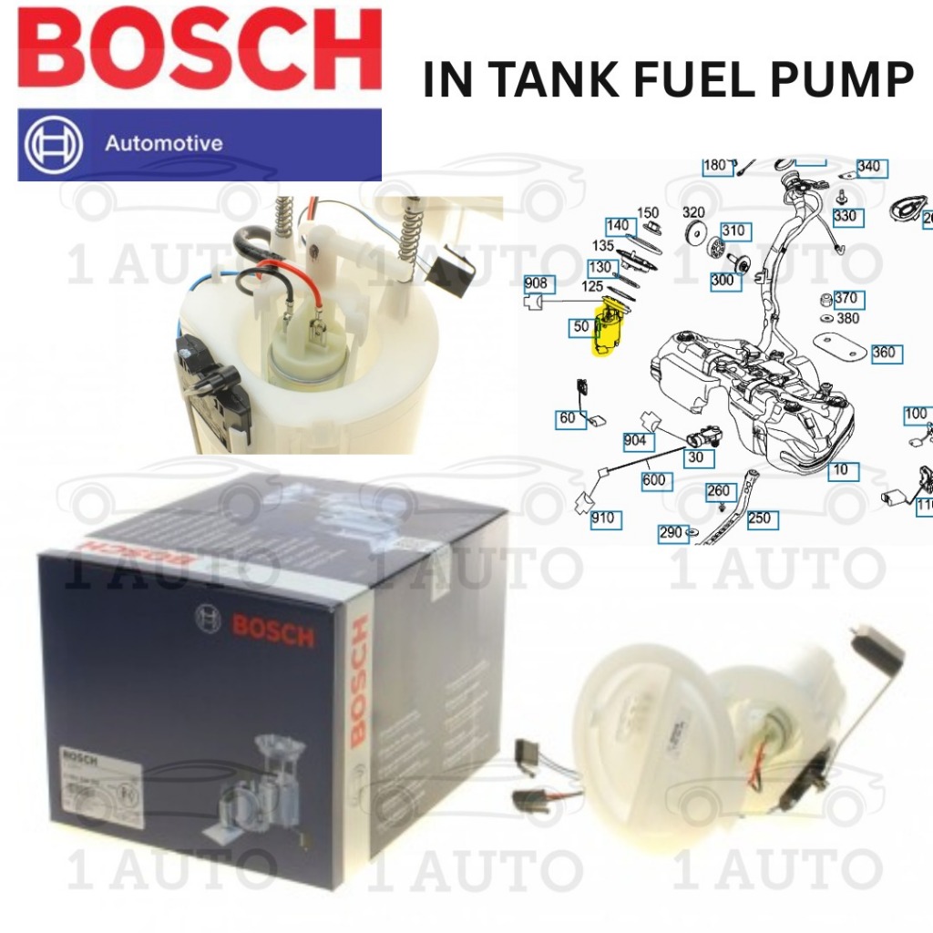 BOSCH IN TANK FUEL PUMP MERCEDES BENZ M271 CGI W204 C180CGI C200CGI C250CGI W212 C207 E200CGI E250CG