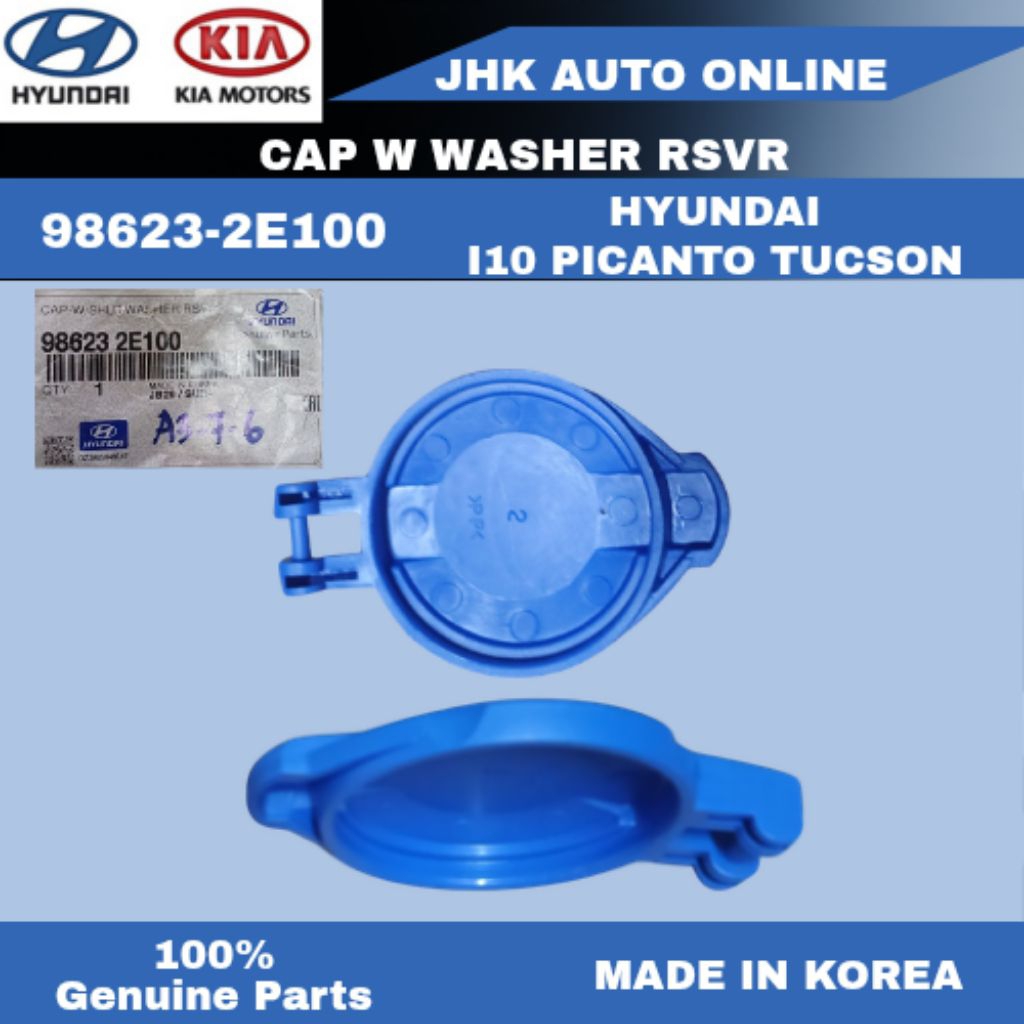 98623-2E100 CAP WIPER SPARE TANK HYUNDAI I10 TUCSSON PICANTO 100% NEW MADE IN KOREA