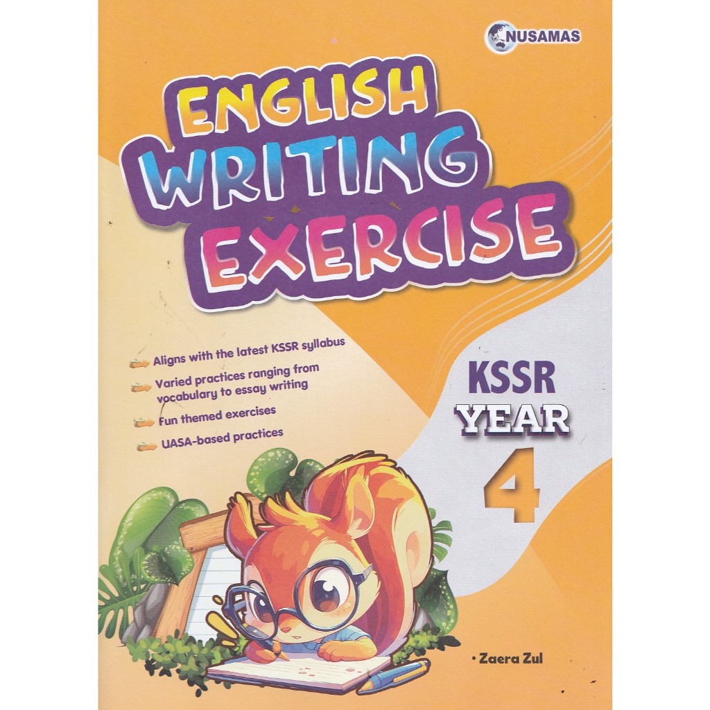 ENGLISH WRITING EXERCISE STD 4 (2026)