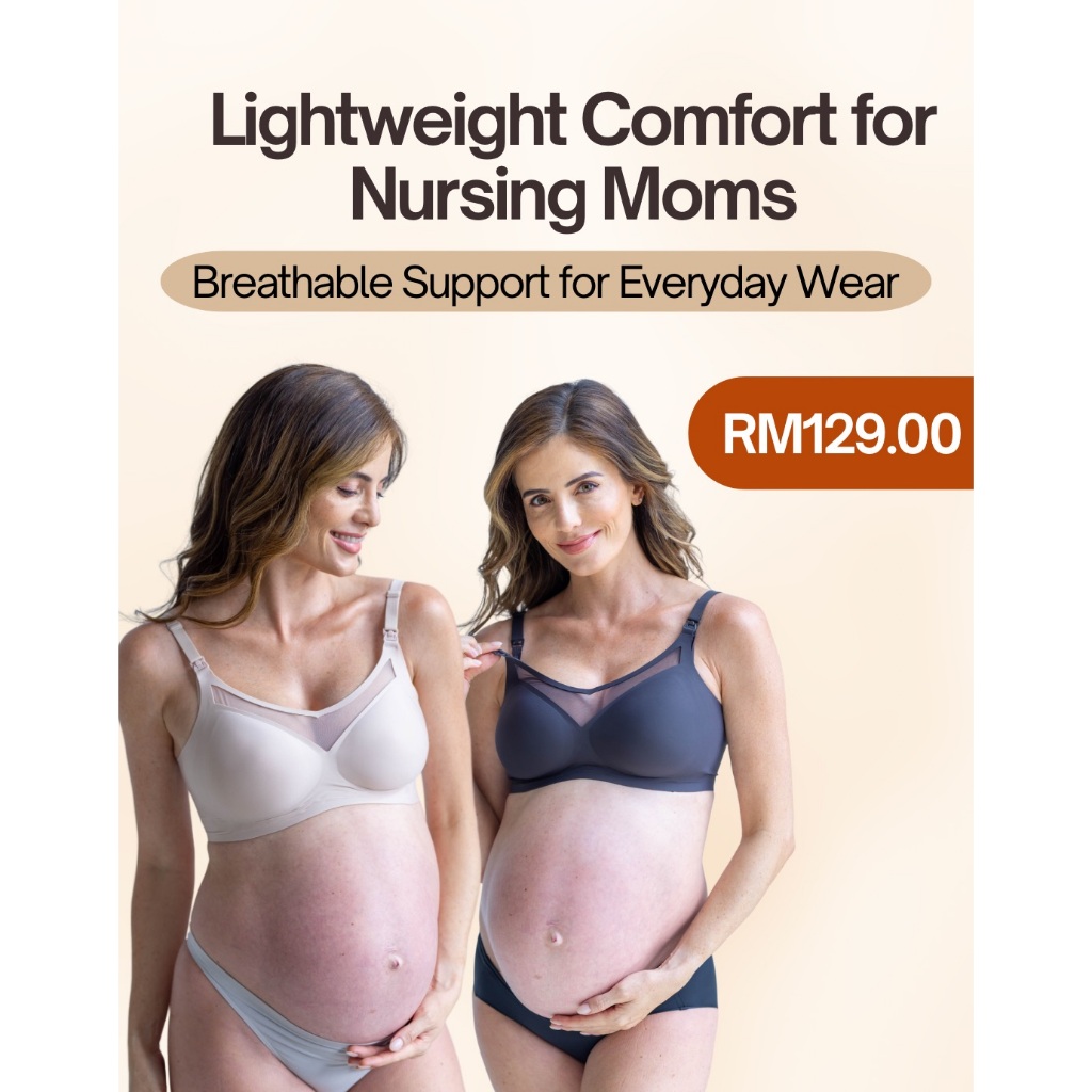 Mother & Bubs Mesh Nursing Bra I Nursing Bra I Seamless Nursing Bra