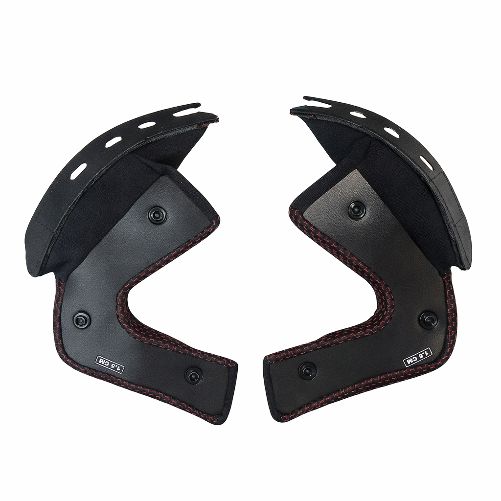 NHK HELMET S1GP Pro Cheekpads อะไหล่ - สีดํา